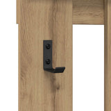 Wall-Mounted Coat Rack Artisan Oak 100 x 10 x 100 cm 874514