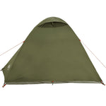 ZNTS Camping Tent Dome 4-Person Olive Green Waterproof 4009618