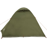 ZNTS Camping Tent Dome 3-Person Olive Green Waterproof 4009615