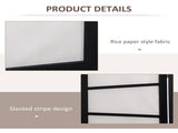 3 Panel Room Divider, Wooden Folding Privacy Screen, Freestanding Wall Partition Separator for T3398P330441