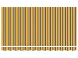 Awning Replacement Fabric Orange and Black 3 x 2 m Polyester 42000527