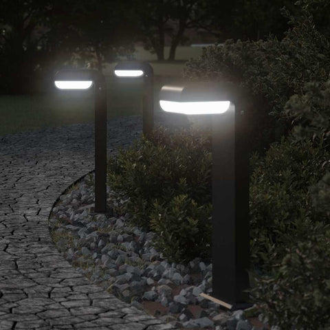 Outdoor Floor Lamps 3pcs Black 50 cm Die-cast Aluminium 4006339