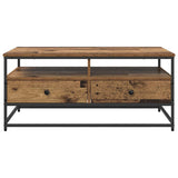 Coffee Table Old Wood 100 x 51 x 45 cm Engineered Wood 882764