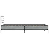 Bed Frame Grey Sonoma 80 x 200 cm Engineered Wood 8009116
