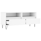 TV Cabinet White 100x34.5x44.5 cm Engineered Wood 831236