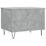 Coffee Table Concrete Grey 60x44.5x45 cm Engineered Wood 830952