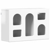 Hanging Cabinet with Shelf High Gloss White 60 x 20 x 40 cm 891378