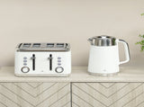 Electric Kettle and Toaster Set, 3000W 1.7L UK Strix Thermostat Rapid Boil Jug Kettle with Limescale T3398P378835