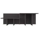 Coffee Tables 2 pcs Grey 111.5x50x33 cm Engineered Wood 805566