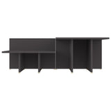 Coffee Table Set of 2 Grey Engineered wood Medium Coffee Table 805566