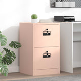 File Cabinet Pink 45.5 x 42 x 74.5 cm Cold-Rolled Steel 891611