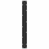 Dining Table Legs U-Shaped 3 pcs Black 80x cm Steel 4013204