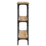 Console Table Artisan Oak 100 x 22.5 x 75 cm Engineered Wood 883504