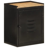 Bathroom Cabinet 40x30x50 cm Iron and Solid Wood Mango 358565