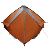 Teepee Tent 10-Person Grey and Orange 567 x 470 x 242 cm 42004067
