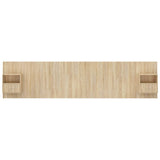 Bed Headboard with Cabinets Sonoma Oak Engineered Wood 3115766