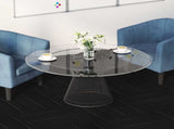 Carpet Tile Striped Dark Grey 50 x 50 cm 36 pcs PP and Bitumen 42032467