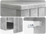 Wall-mounted Sink Vanity Concrete Grey 49 x 44.5 x 65 cm 890595