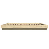 Bed Frame without Mattress Sonoma Oak 150x200 cm King Size 3281184