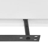 Wall Shelves 4 pcs White 80 cm 275998