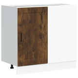 Kitchen Base Cabinet Porto Smoked Oak Engineered Wood 854303