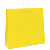 ZNTS Paper Bags 250 pcs with Handles Yellow 54x15x49 cm 4101794