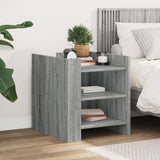 Bedside Cabinet Grey Sonoma 45x50x50 cm Engineered Wood 848295
