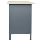 Workbench Black 120x60x85 cm Steel 145346