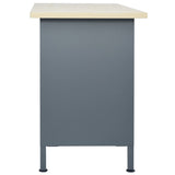 Workbench Black 120x60x85 cm Steel 145346