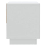Bedside Cabinet White 45x34x44 cm Engineered Wood 809512