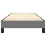 Box Spring Bed Frame Dark Grey 90x200 cm Fabric 3120485