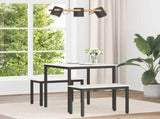 Dining Table White 70 x 70 x 75 cm Solid Pine Wood 892782