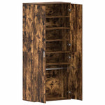 Shoe Cabinet with Door Brown 80 x 39 x 180 cm Engineered wood 3333870