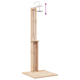 Outdoor Shower 206 cm Solid Pine Wood and Stainless Steel 886332