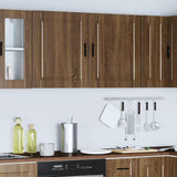 Kitchen Wall Cabinets 2 pcs Porto Brown Oak Engineered Wood 854052