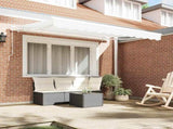 Awning Canopy Replacement for 3.5x2.5 m White Polyester 42000573