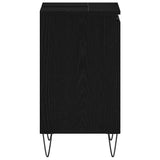 Bathroom Sink Cabinet Black Oak 58 x 33 x 60 cm Engineered Wood 862888