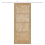 Sliding Door Set Manual ORKDAL Natural and white 83 x 202 cm 3333420