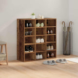 Shoe Cabinet Old Wood 77.5 x 30 x 83.5 cm Engineered Wood 875215