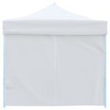 Folding Pop-up Party Tent with 8 Sidewalls 3x9 m White 48874