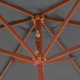 Garden Parasol Anthracite 44515