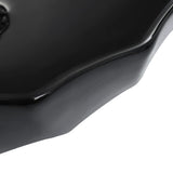 Wash Basin 46x17 cm Ceramic Black 143922