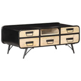 287871 Coffee Table 100x50x40 cm Solid Mango Wood