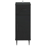 Bathroom Storage Cainet HAARLEM Black 30 x 31 x 80 cm 896826
