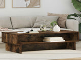 Coffee Table Smoked Oak 100 x 46 x 35 cm Engineered Wood 8000240