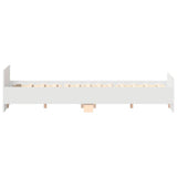 Bed Frame without Mattress White 150x200 cm King Size 3203754