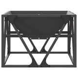 Fire Pit Black 50 x 50 x 35 cm Steel 858992
