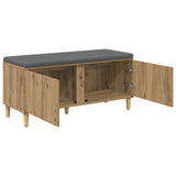 Hall Bench Artisan Oak 100 x 38 x 46 cm 891543