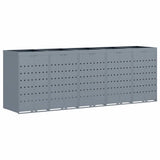 Wheelie Bin Storage for 5 Bins Light Grey 340 x 77.5 x 121.5 cm 3394751