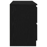 TV Cabinet Black 100x35x54 cm Engineered Wood 861806